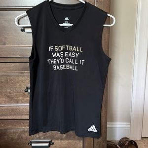 Adidas womens sleeveless shirt